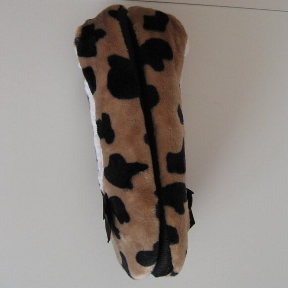 Leopard Print Bootie Slippers, NWT - Picture 4 of 4